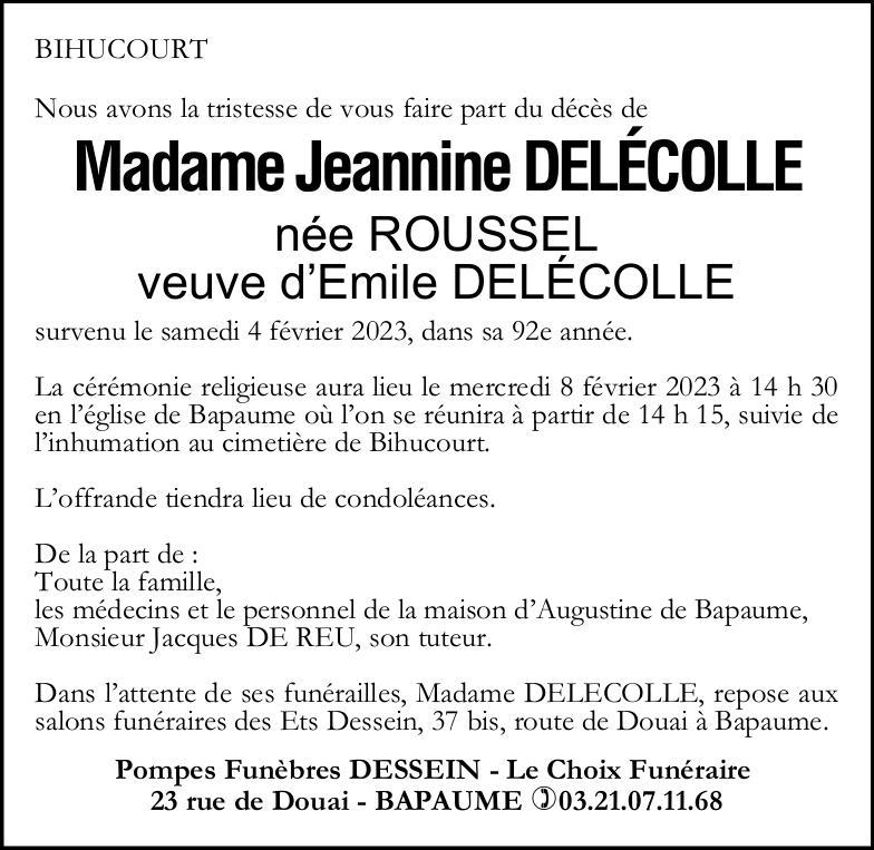 Avis-de-deces-Madame-Jeannine-DELECOLLE-nee-ROUSSEL