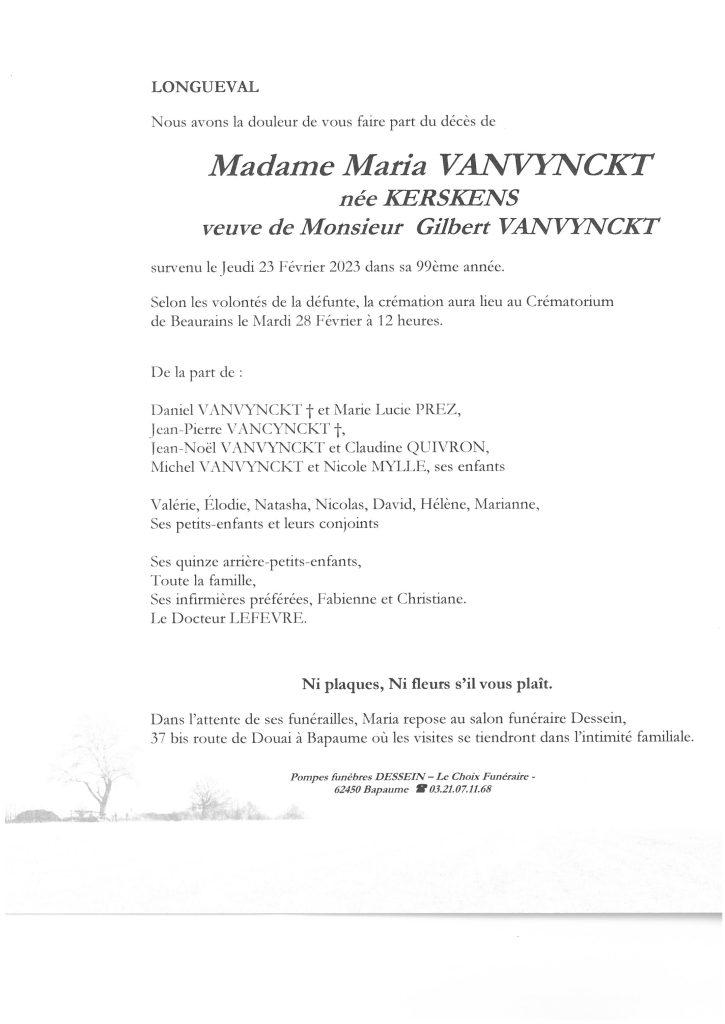 Avis-de-deces-Madame-Maria-VANVYNCKT